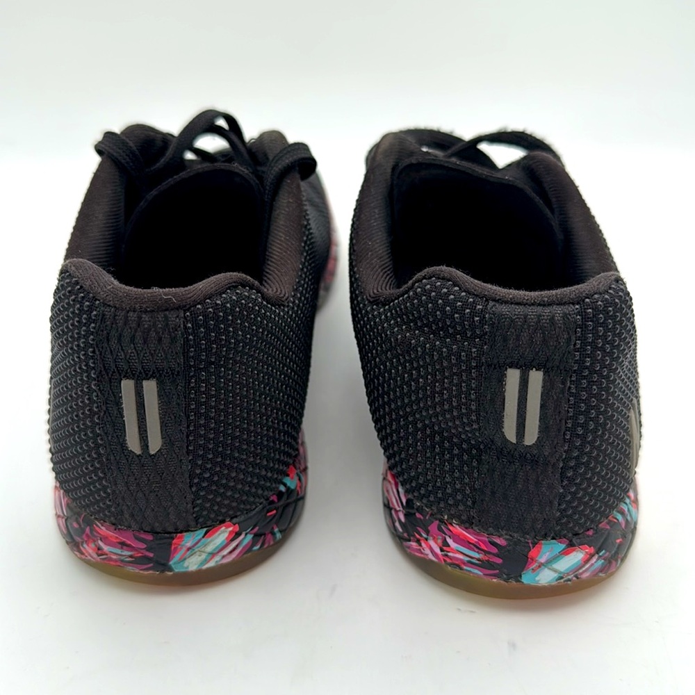 NOBULL Women’s Black &palm design Performance lace up sneaker CrossFit Shoes 7.5 - Picture 4 of 9